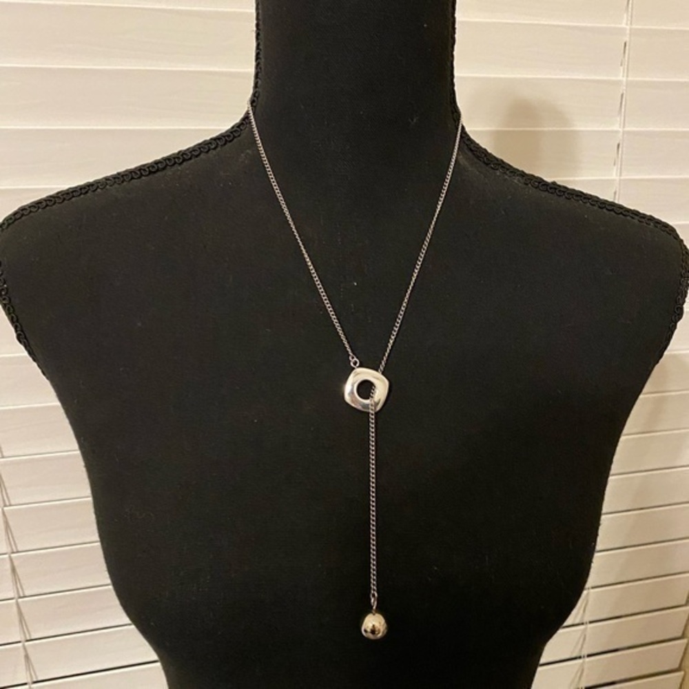 Stainless Steel lariat necklace